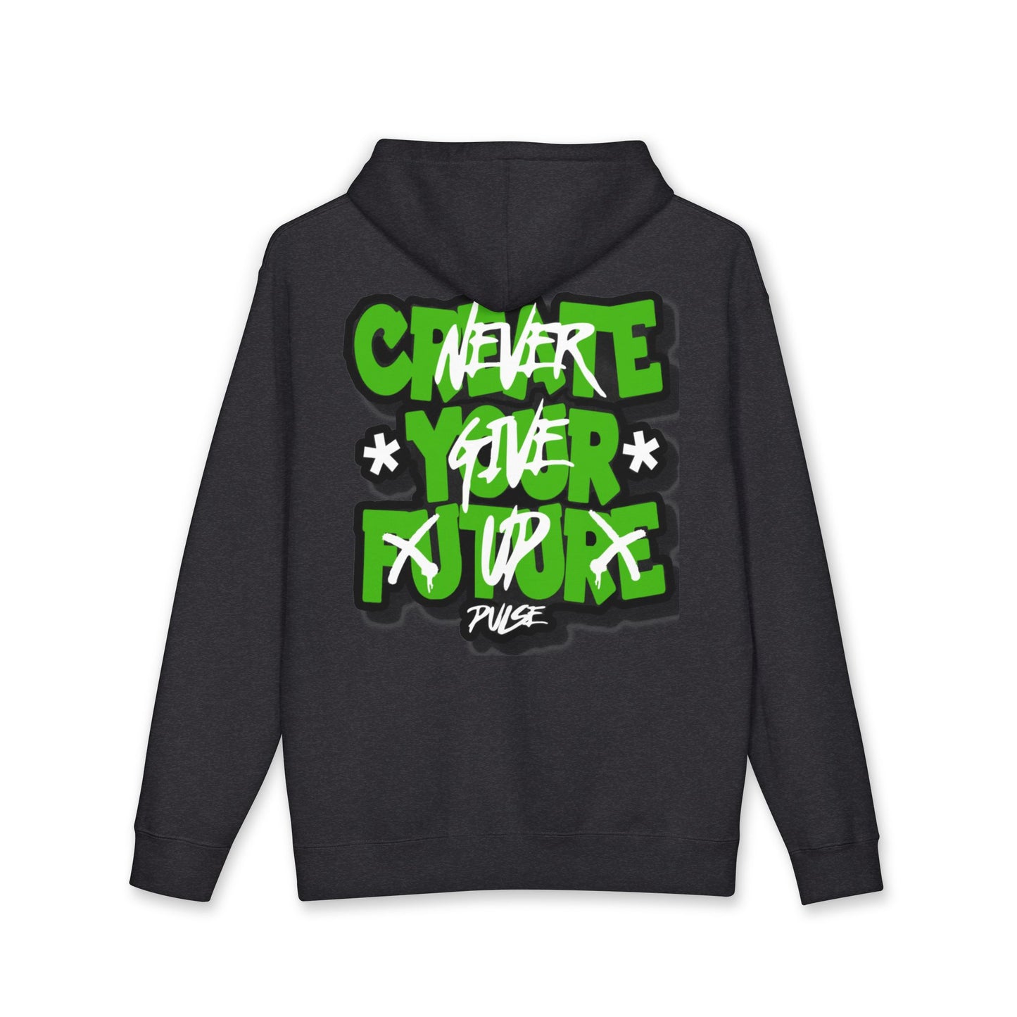 Motivational Unisex Heavyweight Hooded Sweatshirt - "Create Your Future"