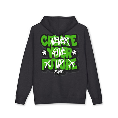 Motivational Unisex Heavyweight Hooded Sweatshirt - "Create Your Future"