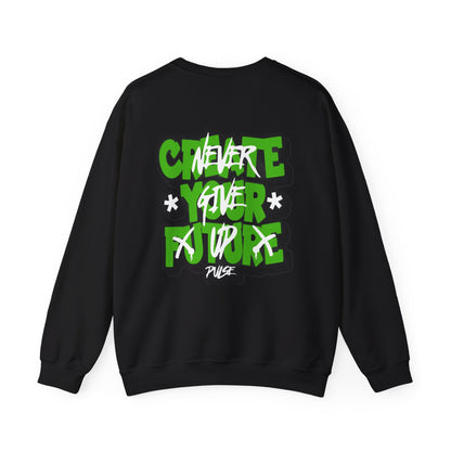 Unisex Inspirational Crewneck Sweatshirt - Create Your Future, Streetwear Style, Motivational Gift, Everyday Comfort, Unisex Apparel