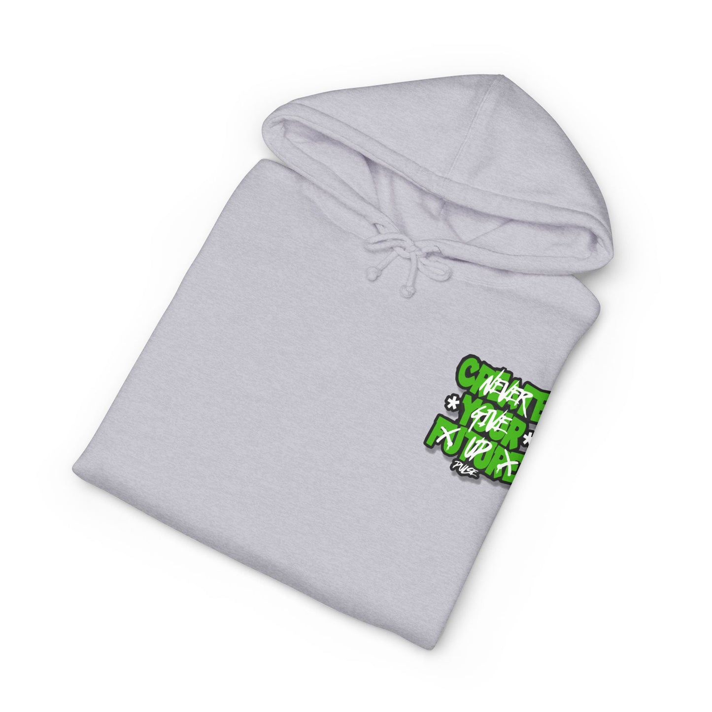 Motivational Unisex Heavyweight Hooded Sweatshirt - "Create Your Future"