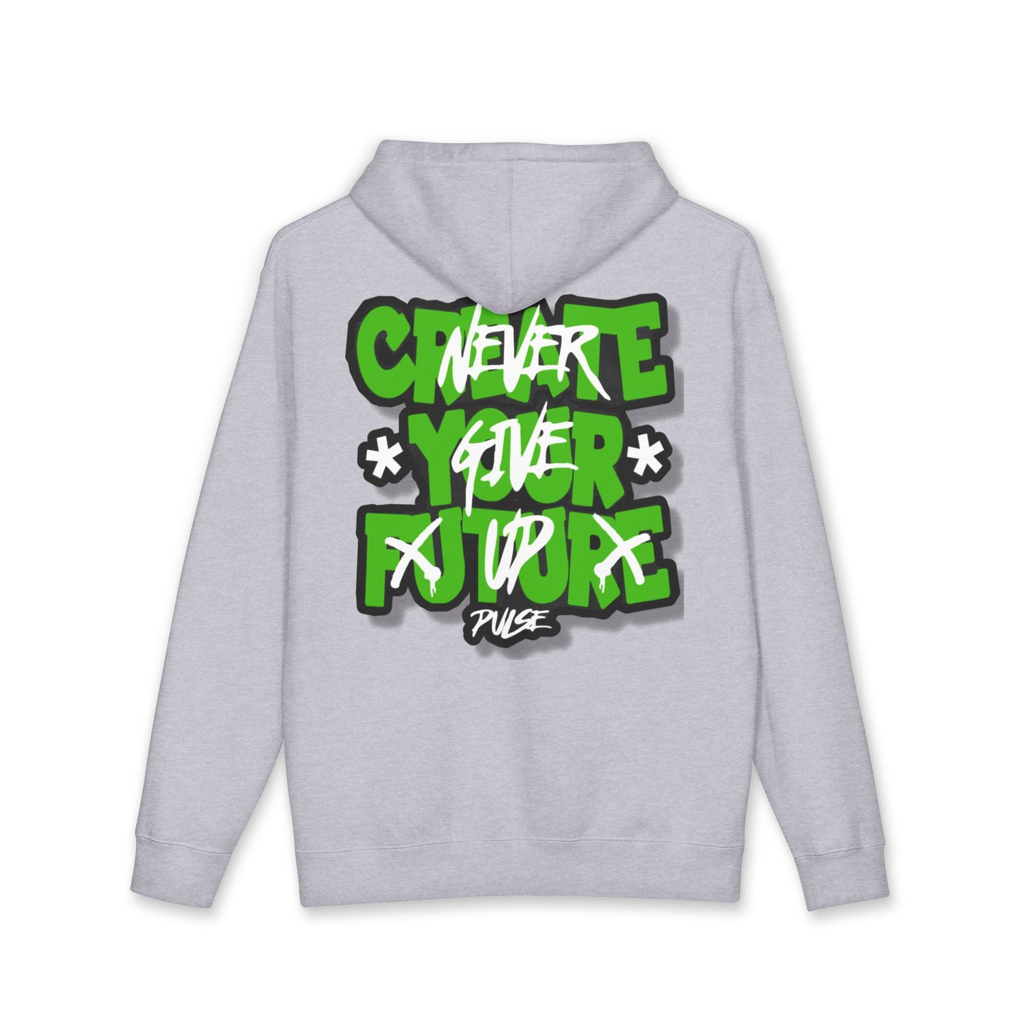 Motivational Unisex Heavyweight Hooded Sweatshirt - "Create Your Future"