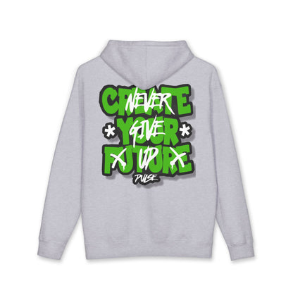 Motivational Unisex Heavyweight Hooded Sweatshirt - "Create Your Future"