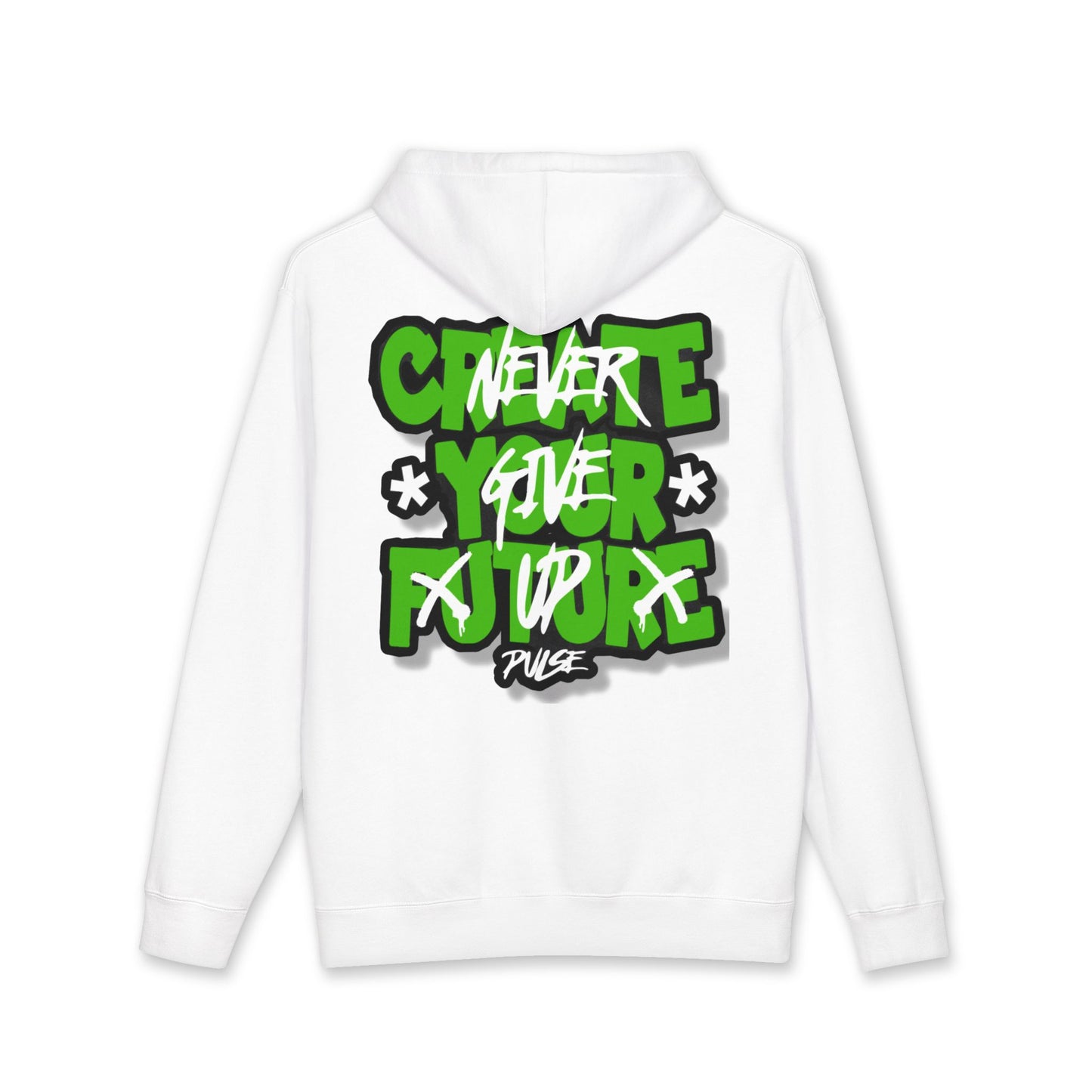 Motivational Unisex Heavyweight Hooded Sweatshirt - "Create Your Future"